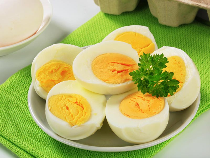 تخم مرغ و میان وعده برای افزایش وزن